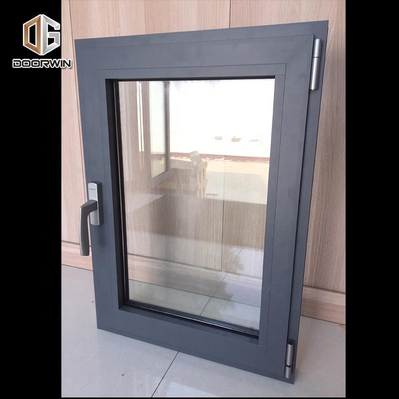 Doorwin 2021-Aluminum with tempered glass window and door obscure wholesale