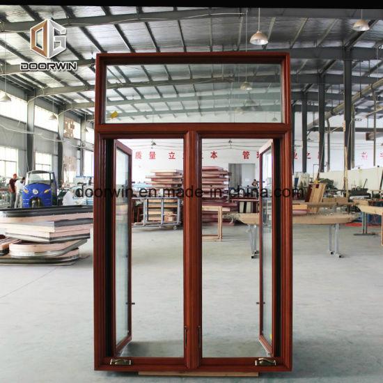 Doorwin 2021American Oak Wood Aluminum Crank Casement Window - China Aluminium Crank Windows, Awning Window Crank