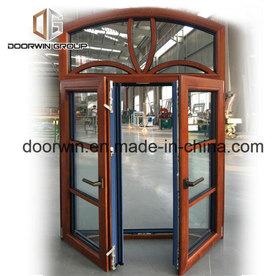 Doorwin 2021Arched Thermal Break Aluminum Window with Grill Design - China Fixed Round Window, Screen Window