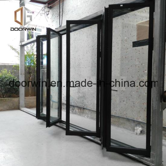 Doorwin 2021As2047 Australia Standard Aluminum Folding Door with Built-in Shutters - China Bifold Door, Bifolding Door