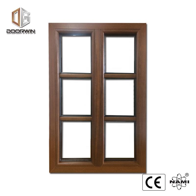 Doorwin 2021Atlanta hot sale standard aluminum wood casement windows made in China