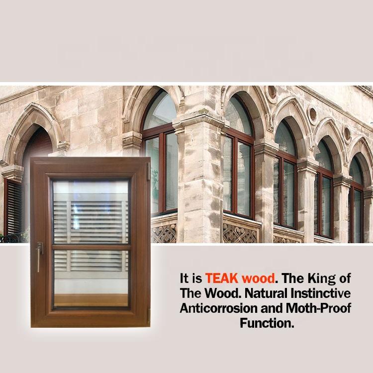 Doorwin 2021Atlanta hot sale standard aluminum wood casement windows made in China