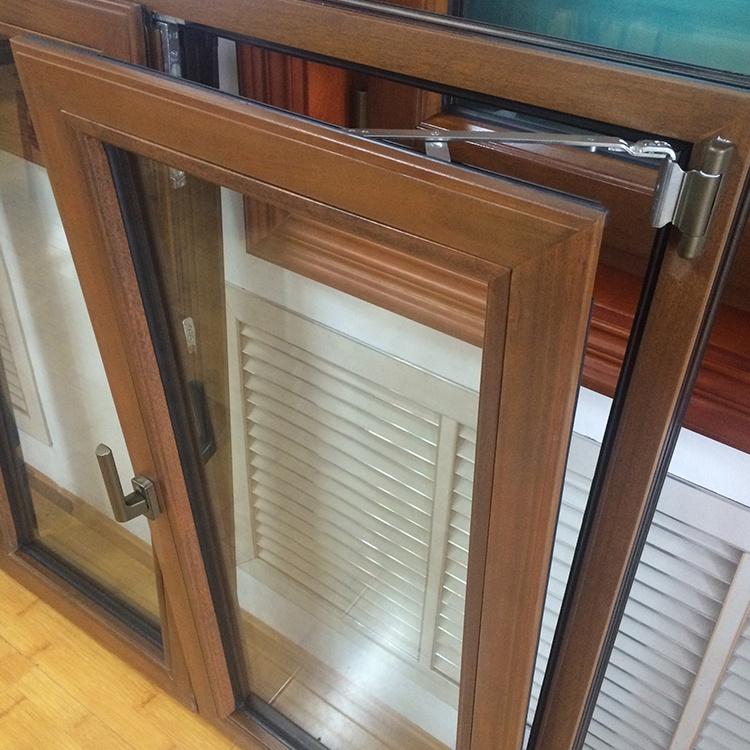 Doorwin 2021Atlanta hot sale standard aluminum wood casement windows made in China