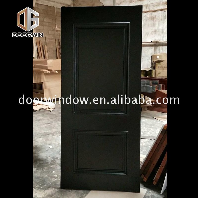 Doorwin 2021Best Price cedar wood door black front entry with sidelites beautiful wooden doors design