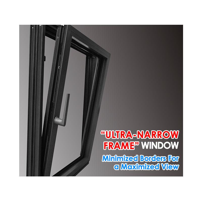 Doorwin 2021Best Price schuco windows powder coating opening 180 degree aluminum casement