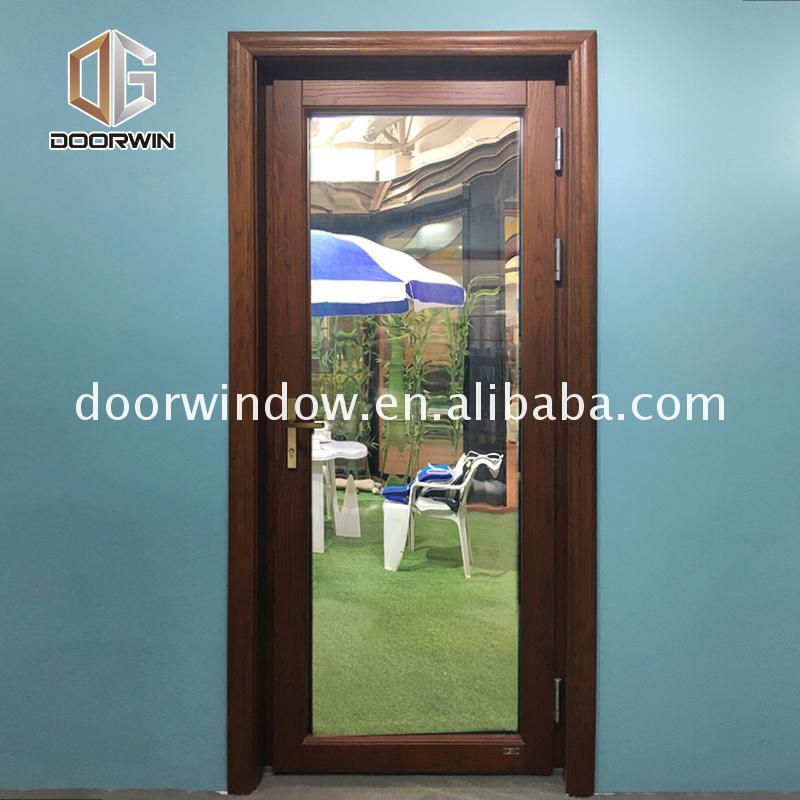 Doorwin 2021Best selling items white glass door aluminium doors two panel