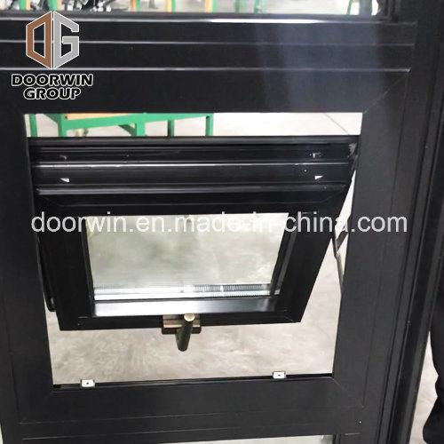 Doorwin 2021Black Color Thermal Break Aluminum Awning Window - China Alder, Aama Windows