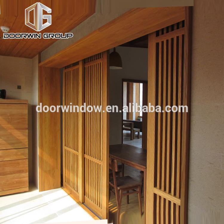 Doorwin 2021Burma teak wood doors single leaf front door designs by Doorwin