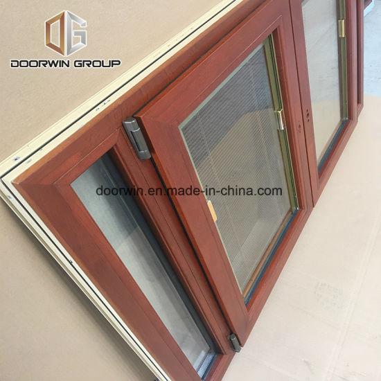 Doorwin 2021Ce Certified Tilt and Turn Window with Built-in Blinds - China French Window, French Window Grill Design