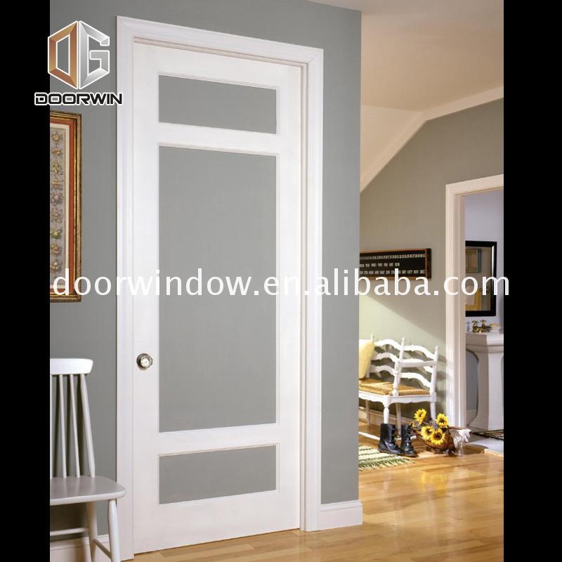 Doorwin 2021Cheap frosted interior bathroom doors glazed glass toilet door