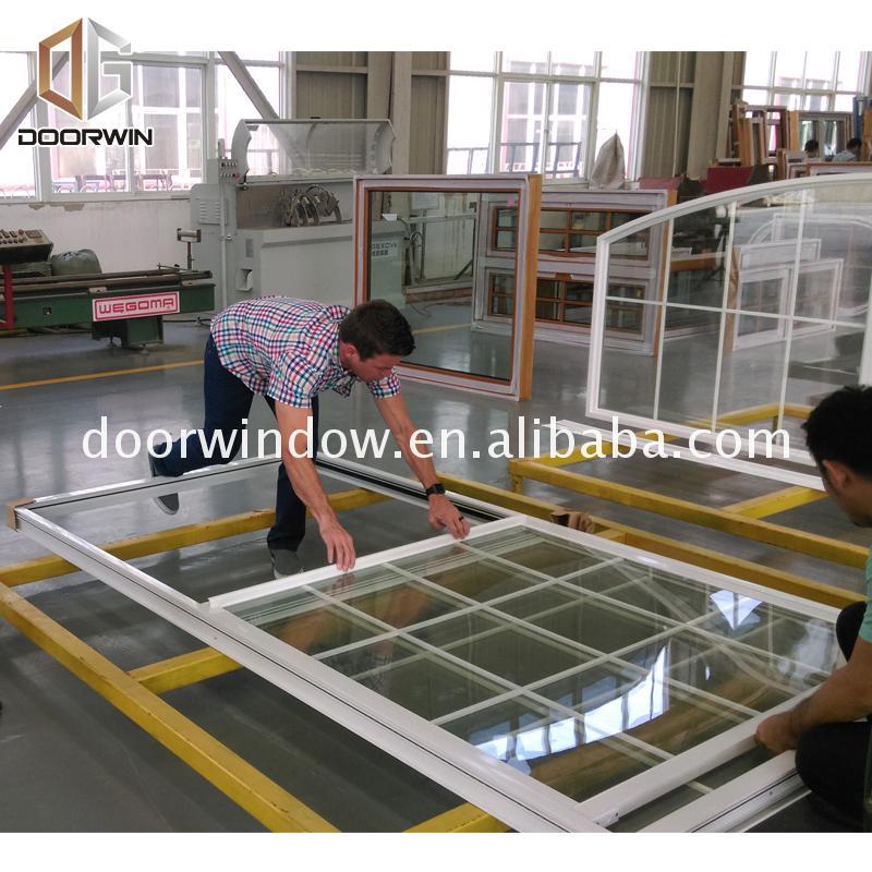 Doorwin 2021China Big Factory Good Price single hung windows for sale canada window with grids