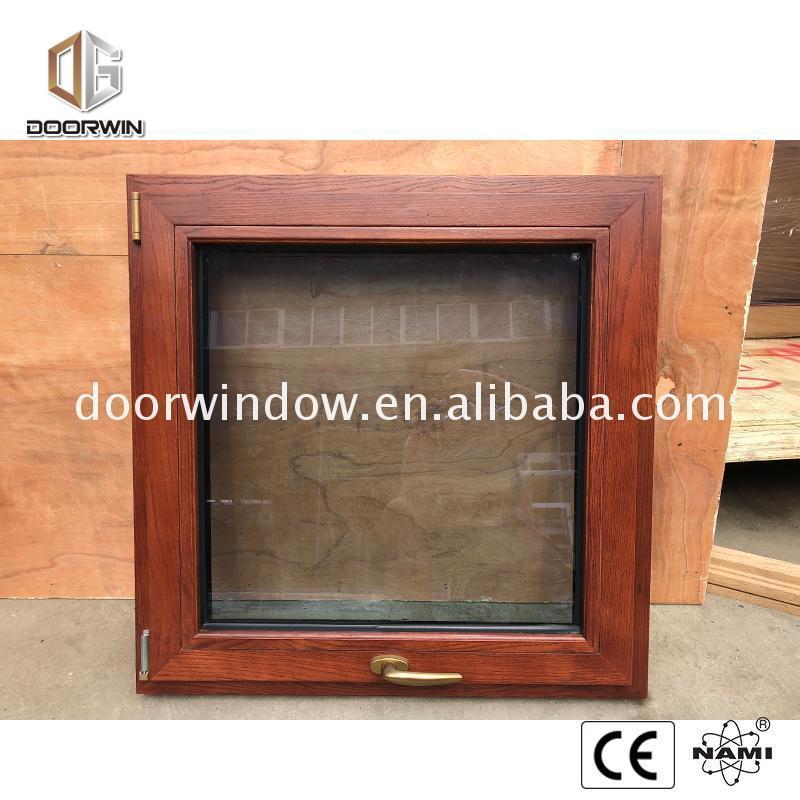 Doorwin 2021China Factory Seller double pane vs triple windows