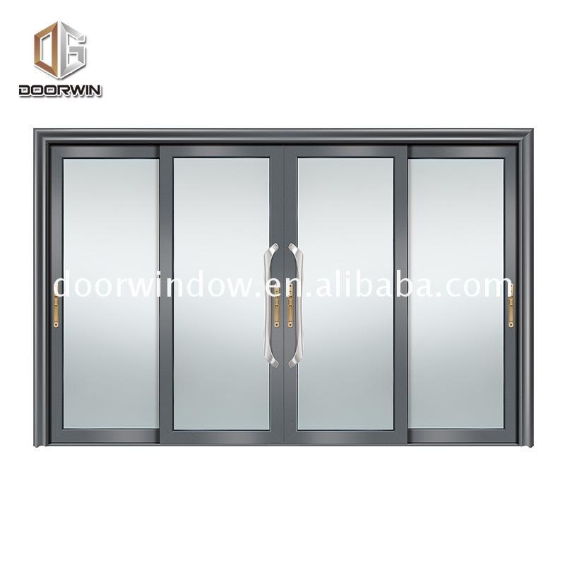 DOORWIN 2021China Manufactory large sliding glass doors cost door room dividers