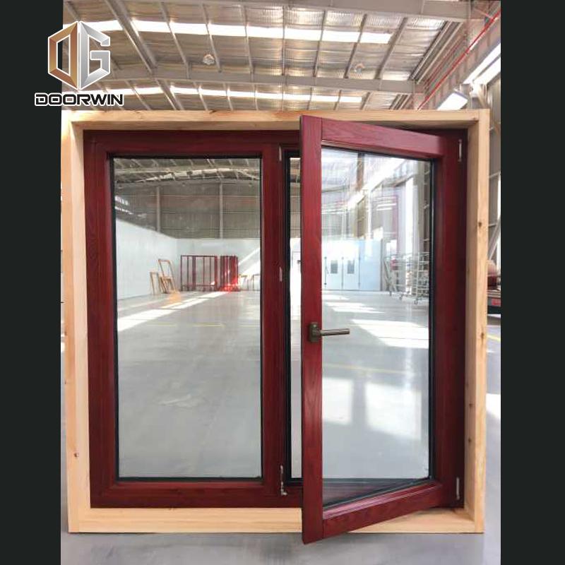 DOORWIN 2021China Supplier wood above window windows that open two ways out and up