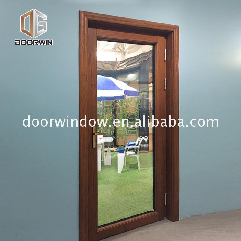 Doorwin 2021China factory supplied top quality anodised aluminium doors single prices door