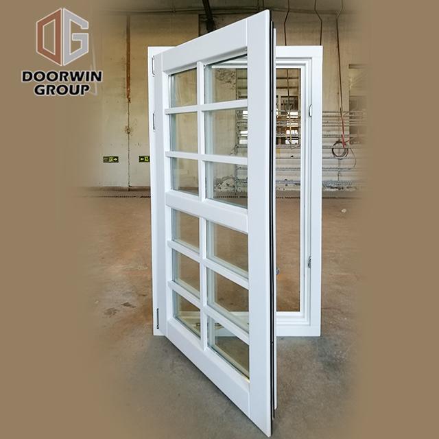 Doorwin 2021China factory supplied top quality hot sale cheap casement window german style windows frosted glass