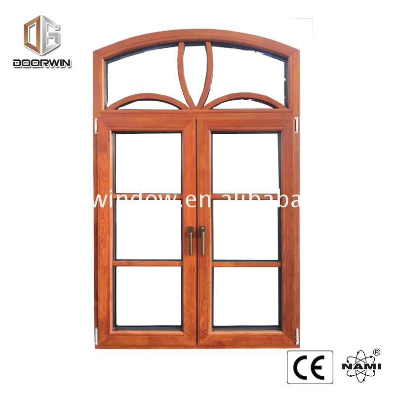 DOORWIN 2021China manufacturer arched grill window french windows casement for sale