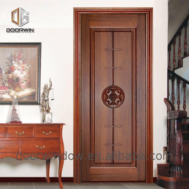 DOORWIN 2021China single panel oak internal doors raised interior