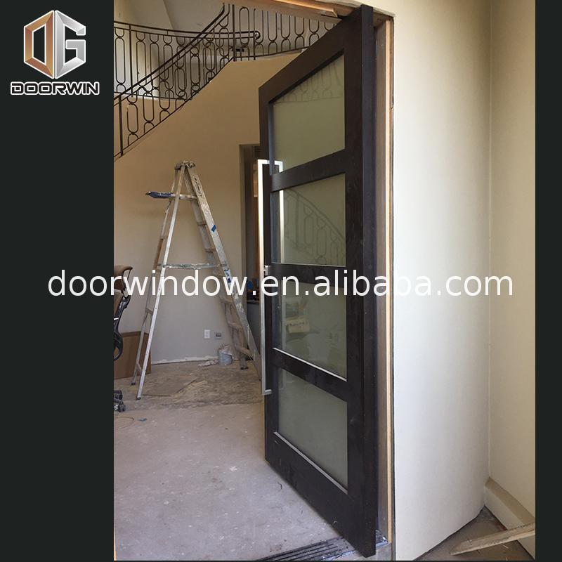 DOORWIN 2021Chinese factory solid oak door cost red real doors