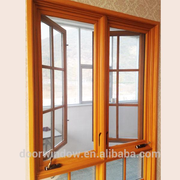 DOORWIN 2021Chinese factory timber window installation guide frames suppliers sash and case windows