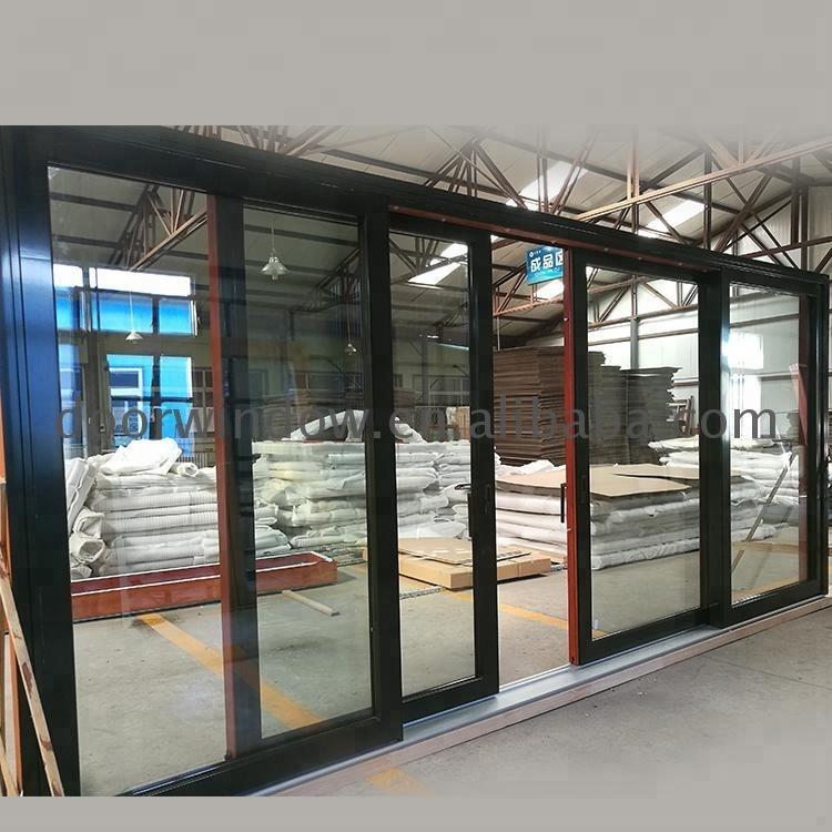 DOORWIN 2021Commercial automatic wood aluminum glass lift slide door by Doorwin on Alibaba