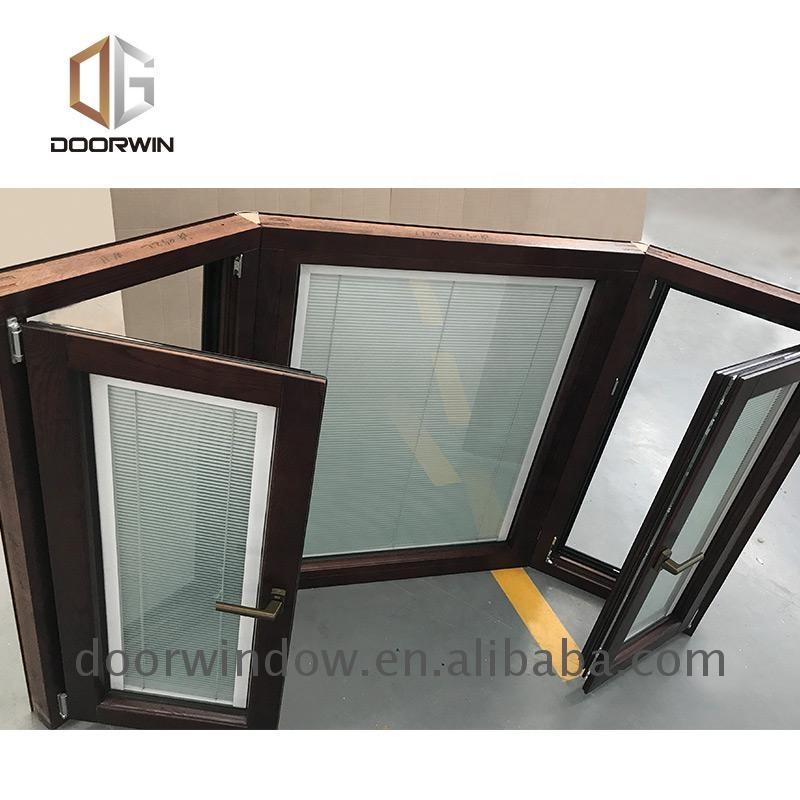 DOORWIN 2021Commercial wooden tilt turn bay window
