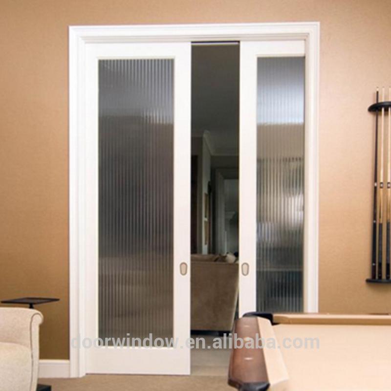 DOORWIN 2021Customized Glass and wood pocket sliding door by Doorwin