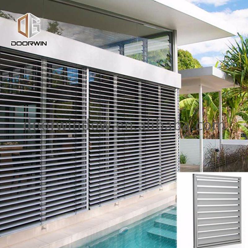 DOORWIN 2021Customized side window vent shades shutters for tilt and turn windows double hung