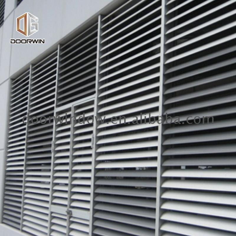 DOORWIN 2021Customized side window vent shades shutters for tilt and turn windows double hung