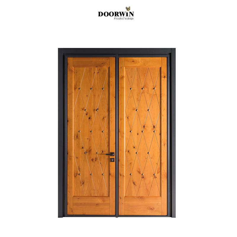 DOORWIN 2021Doorwin fashion modern double front entry doors main entrance door lowes hardware