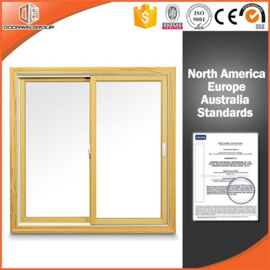 Doorwin 2021Double Glass Quality & Cheap Sliding Window for Apartment, North-America Style Aluminum Solid Wood Gliding Window - China Aluminum Sliding Window, Sliding Window