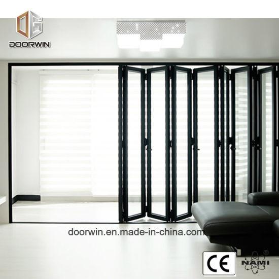 DOORWIN 2021Europe Design Thermal Break Aluminium Bifold Glass Door - China Aluminium Bifold Door, Aluminum Bifold Door