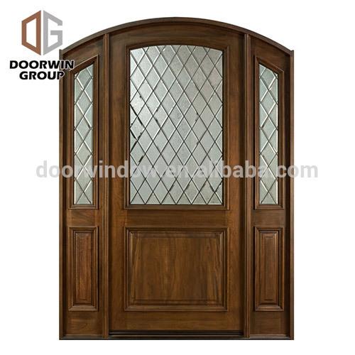 DOORWIN 2021European Country Style Wholesale Swing Interior Door with side lite and transom by Doorwin