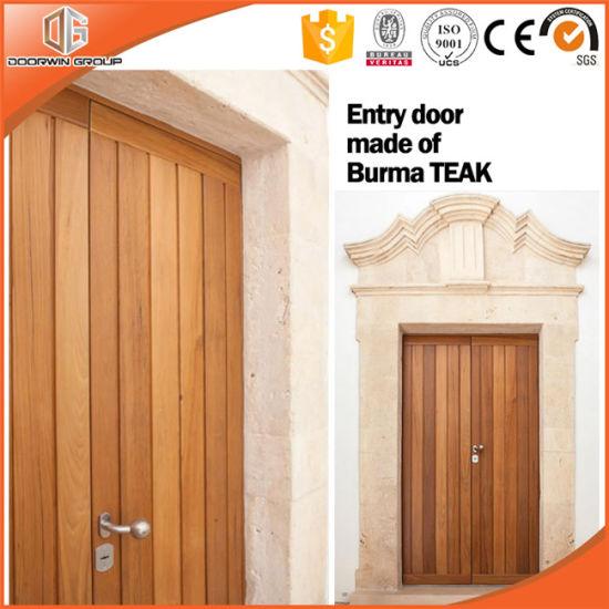 Doorwin 2021European Design Solid Wood Door for Villas and House - China Interior Door, Wooden Door