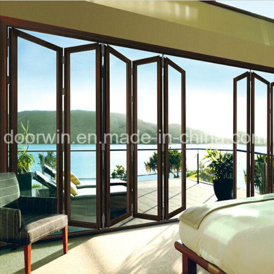 DOORWIN 2021European Design Thermal Break Aluminum Bi Folding Door - China Aluminium Folding Door, Bifolding Door