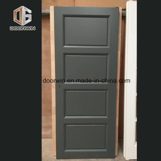 Doorwin 2021Factory Customized Entrance Wood Panel Door with Black Walnut - China Door, Solid Wood Door