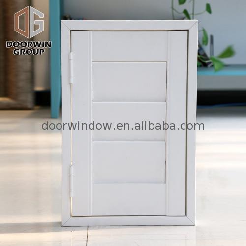 DOORWIN 2021Factory Direct Sales old wooden window shutters for sale louvered windows office treatments