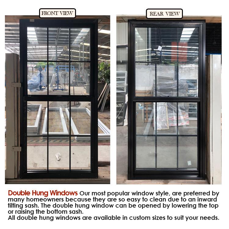 DOORWIN 2021Factory Directly Supply double hung sash windows aluminium window parts