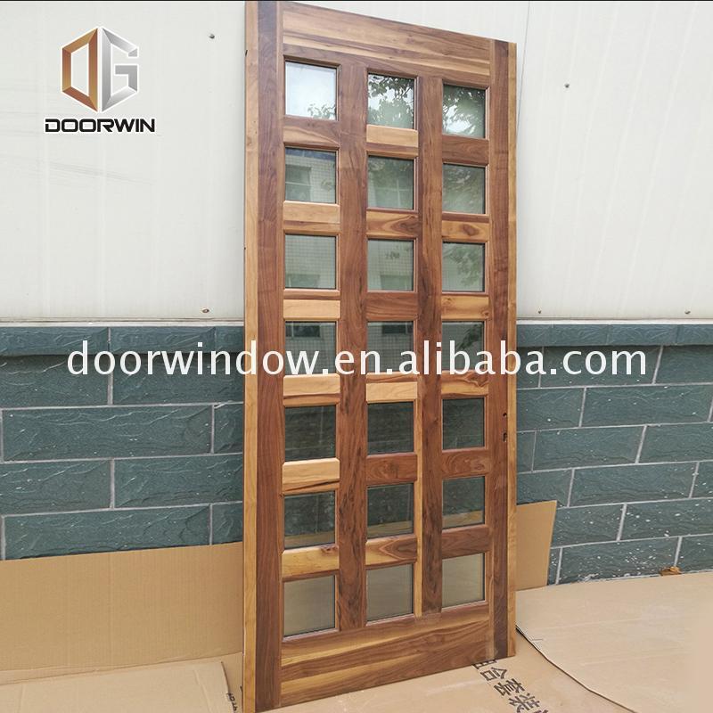 DOORWIN 2021Factory Directly Supply rustic wood door residential doors exterior