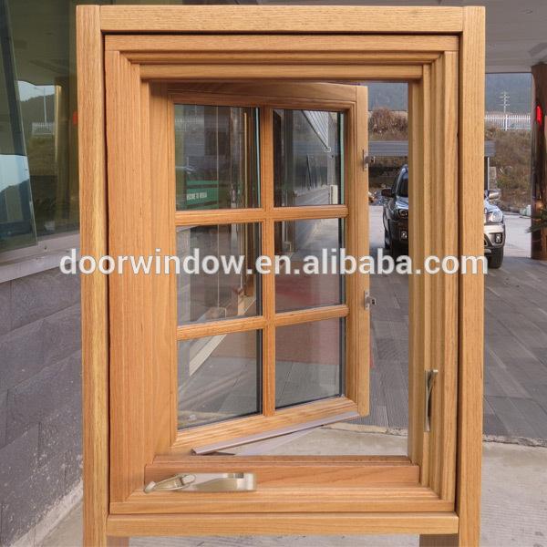 DOORWIN 2021Factory Directly Supply rustic wood window frame retractable grilles