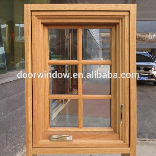 DOORWIN 2021Factory Directly Supply rustic wood window frame retractable grilles