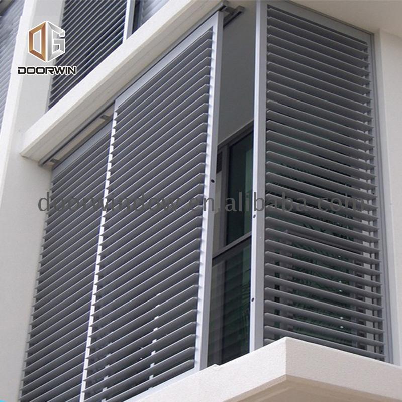 DOORWIN 2021Factory direct selling double hung window sash replacement concertina shutter doors circular shutters