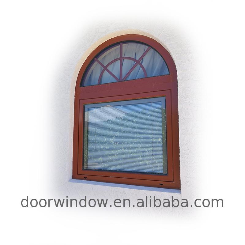 DOORWIN 2021Factory outlet roman shades for arched windows roll down window red frames