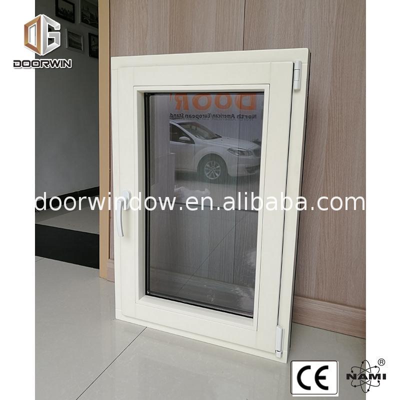 DOORWIN 2021Factory wholesale aluminum wood tilt turn window double casement windows