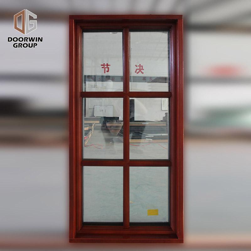Doorwin 2021-Aluminum Wood  Picture Window with Colonial Bars