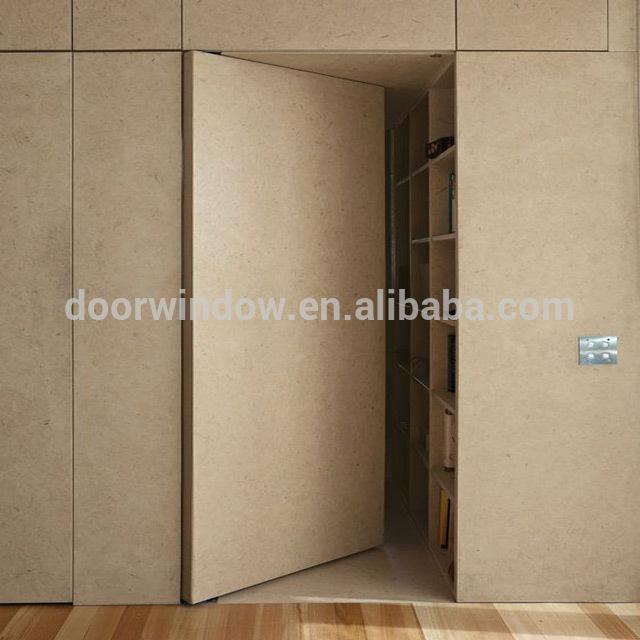 DOORWIN 2021French style simple oak wood door design invisible door with hide hingeby Doorwin