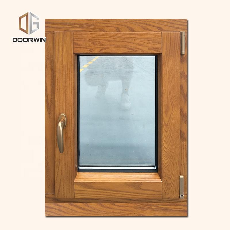 DOORWIN 2021German style OAK wood tilt turn casement windows