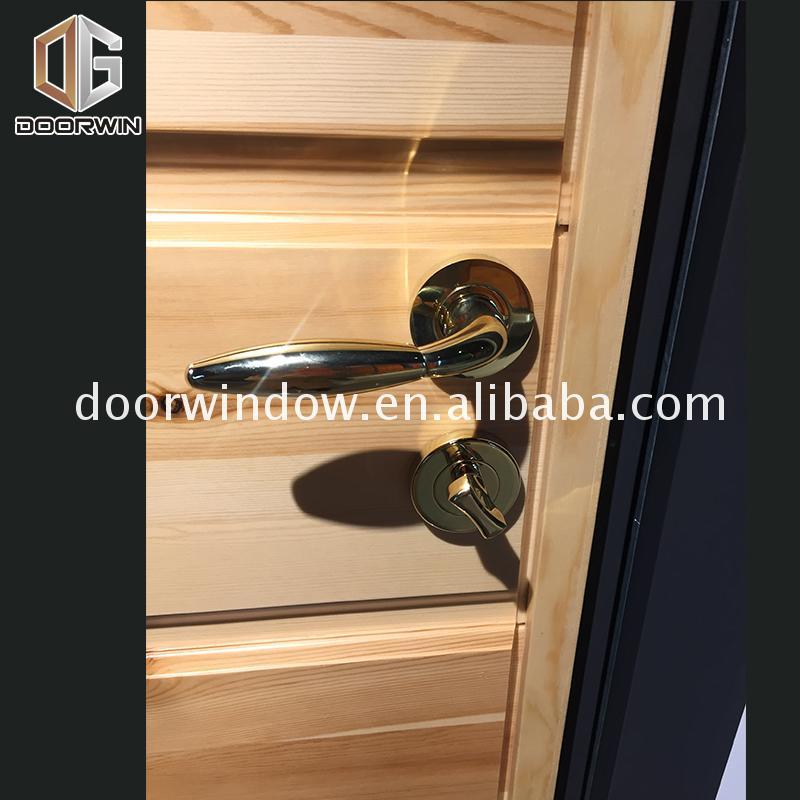 DOORWIN 2021Good quality factory directly depot & home front entry doors custom wood door manufacturers commercial security