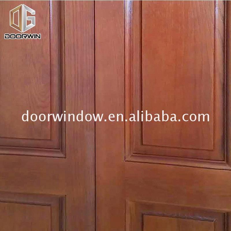 DOORWIN 2021Good quality factory directly residential front doors replacement wooden door red