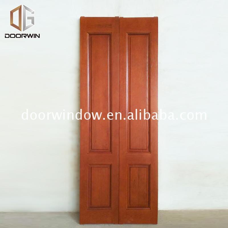 DOORWIN 2021Good quality factory directly residential front doors replacement wooden door red